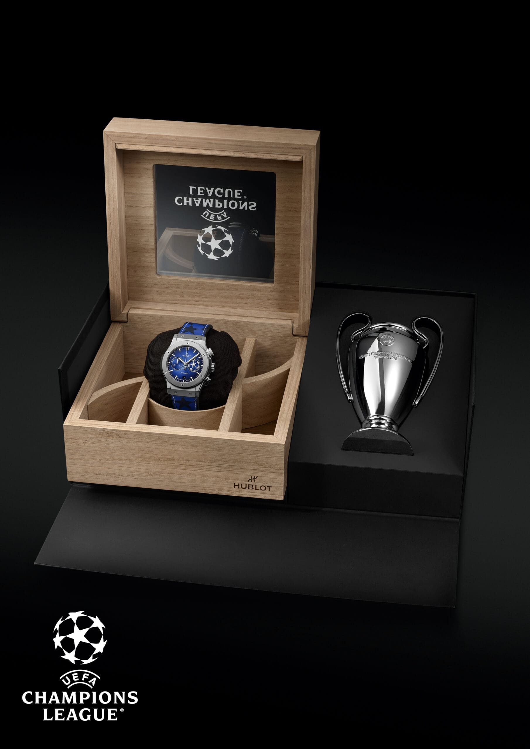 Hublot Classic Fusion Chronograph UEFA Champions League Titanium Unboxing