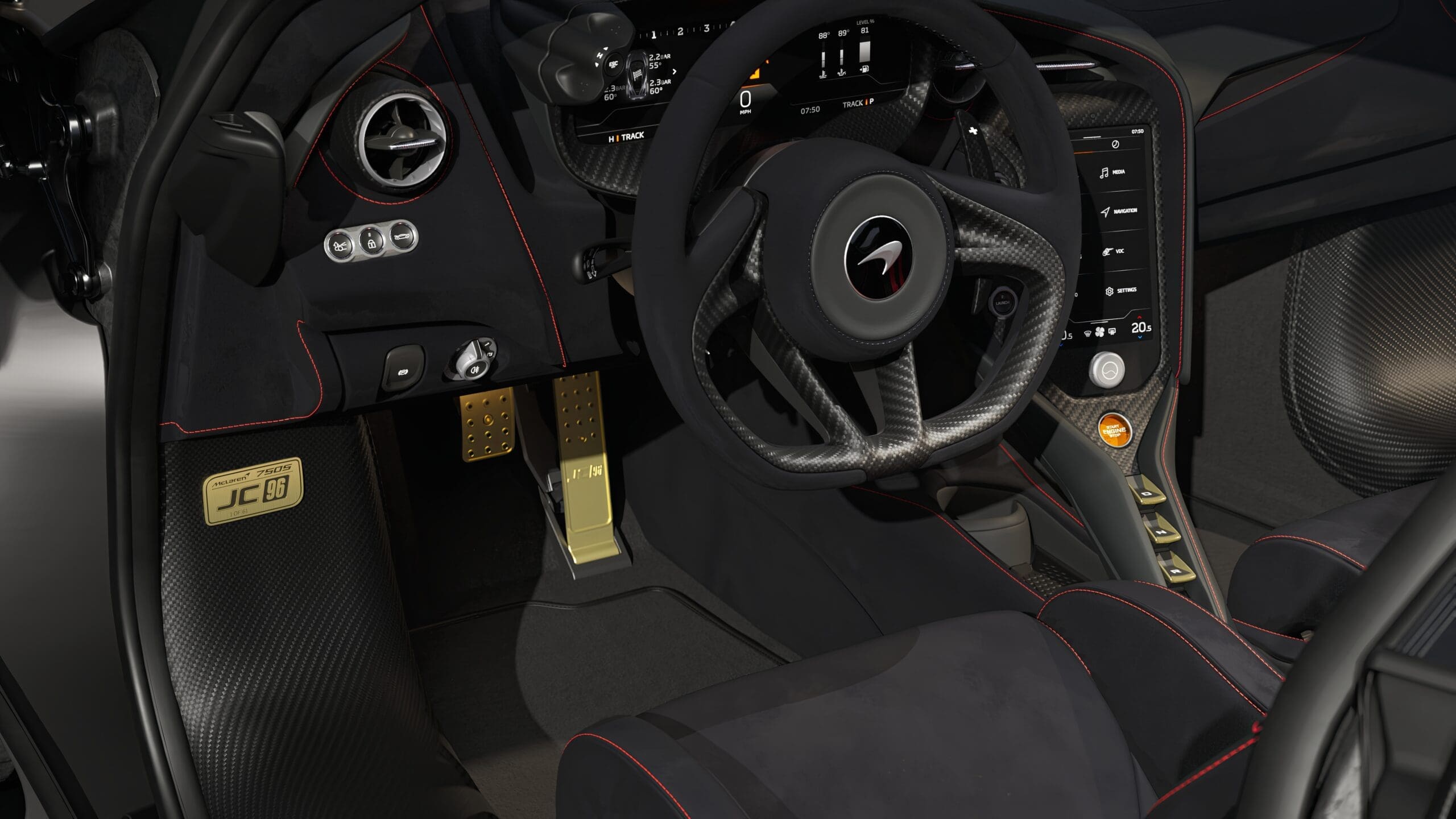 McLaren JC96 Interior
