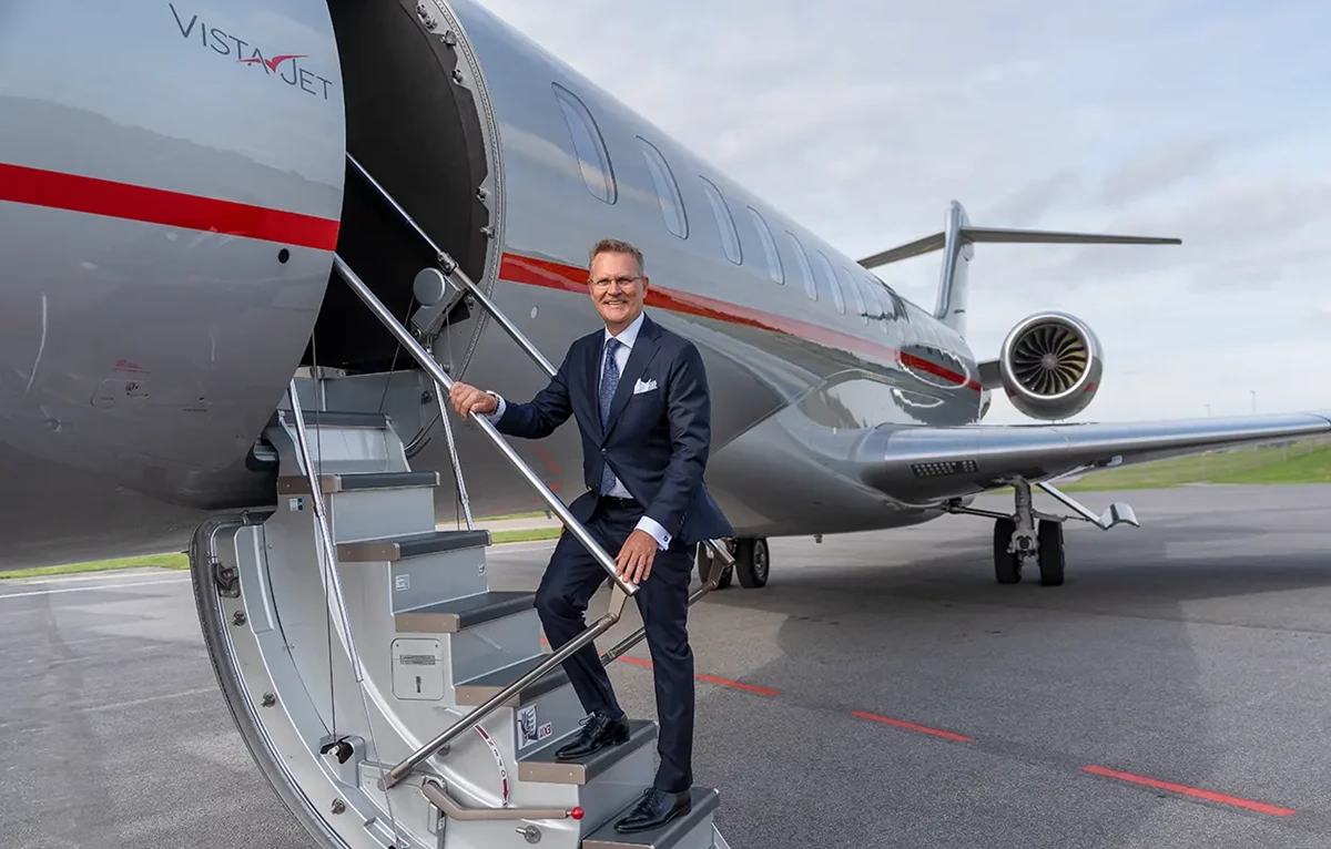 Mats Leander, VistaJet's President of Nordics & Eastern Europe 