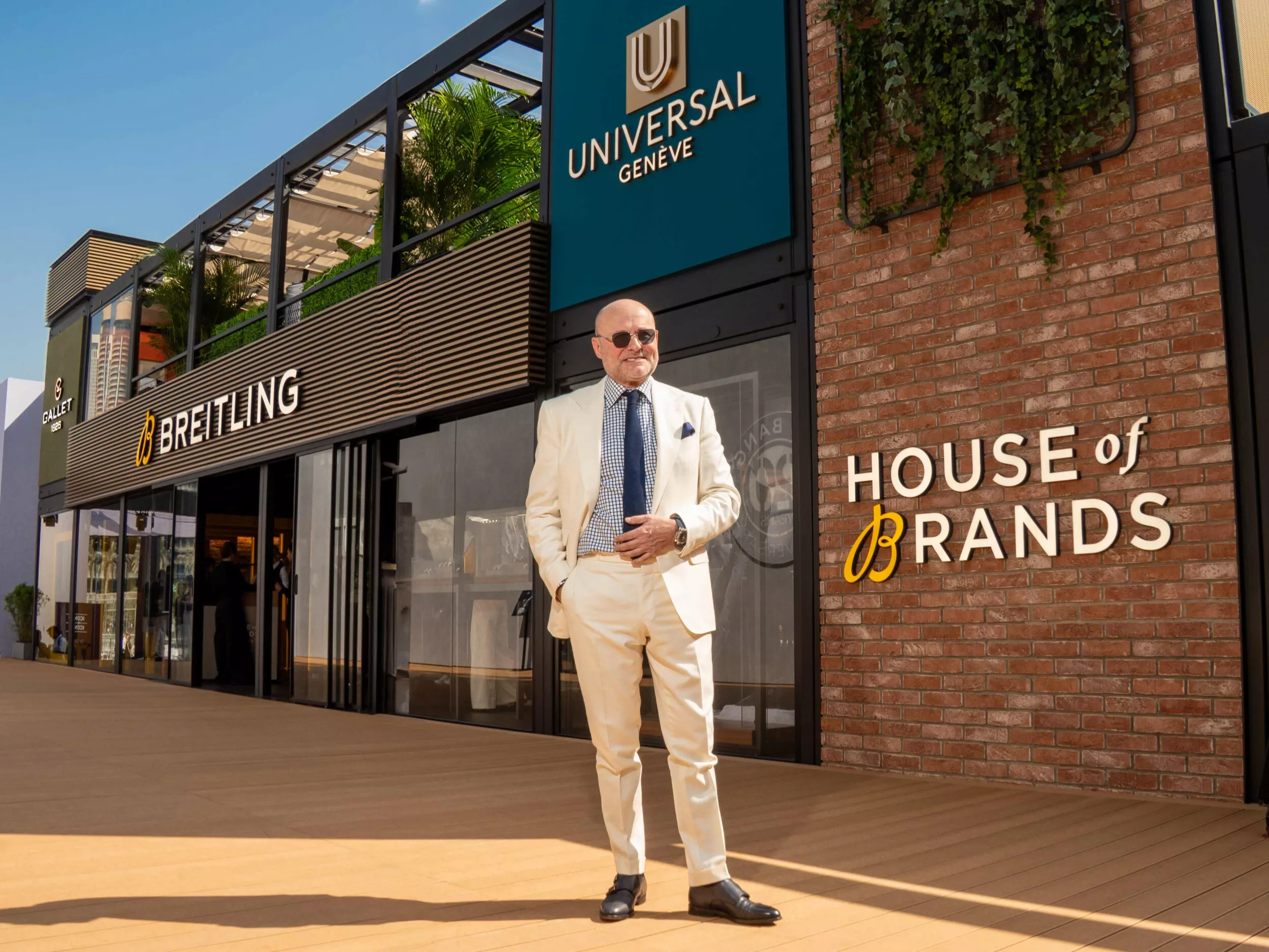 Breitling CEO, Georges Kern outside House of Brands