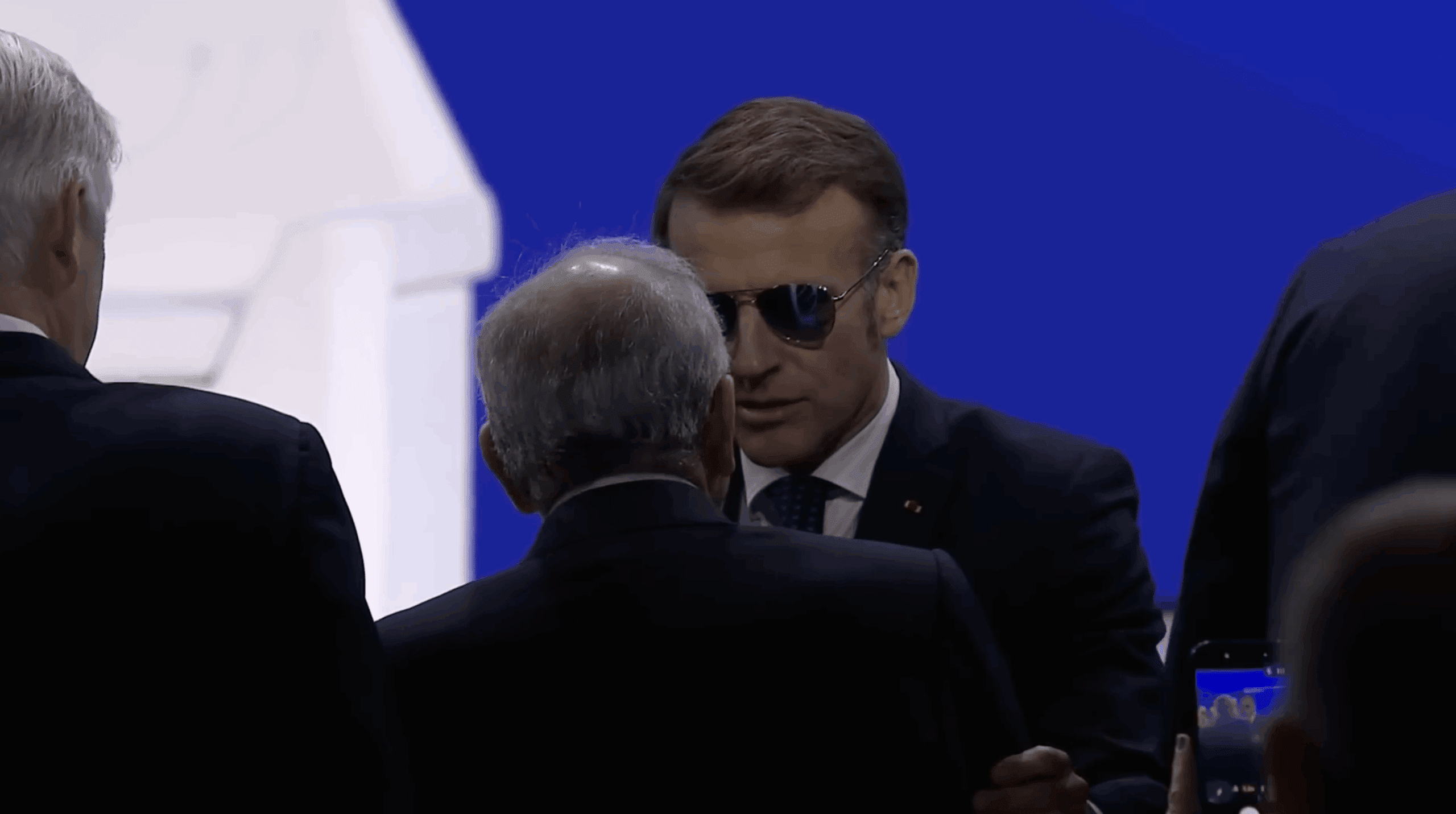 Macron's Sunglasses in Davos 2026